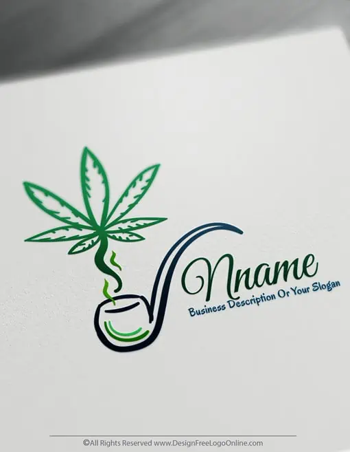 Design Free Cannabis Logo Maker Medical Marijuana Logos