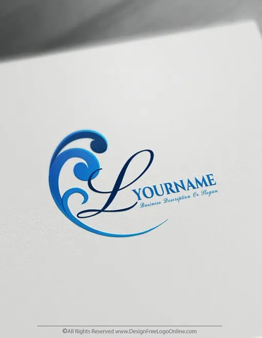 Customize a Simple Wave Logo with Our Free Logo Maker Online 4 Sea blue wave logo maker