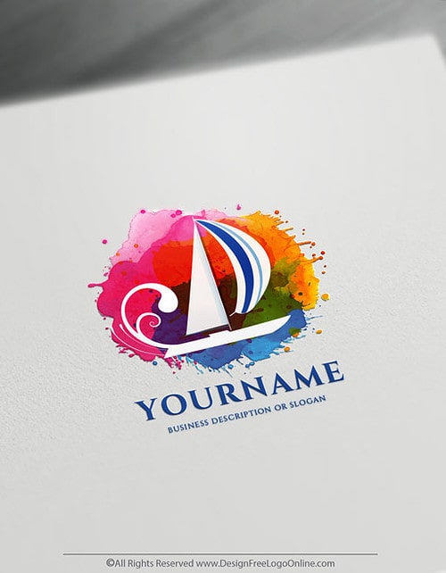 Build a brand like a pro with our online logo maker! Instantly customize your new yacht club logo branding with original free logo design templates