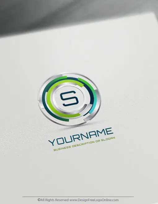 Design a Green modern Focusing Camera Logotype