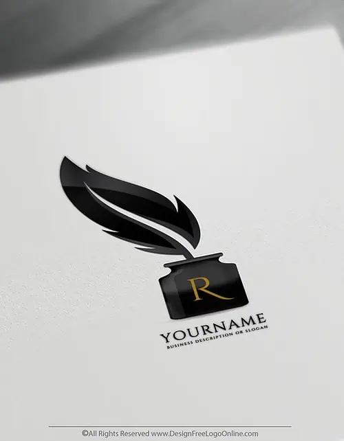 Κατασκευαστής σχεδίασης λογότυπων Quill Writer