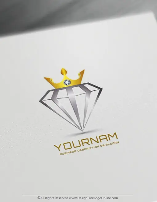Logo de bijoux Golden Crown On Diamond