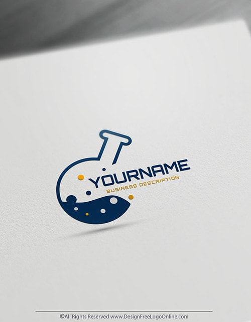online logo maker and download your creative Science Lab logo ideas