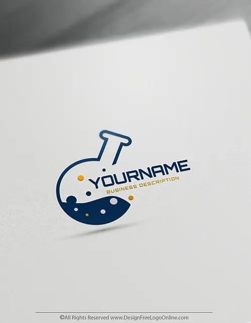 Creador de logotipos en línea y descarga tus ideas creativas de logotipos de laboratorios científicos