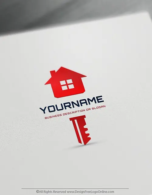 Read house Free Real Estate Logo Maker