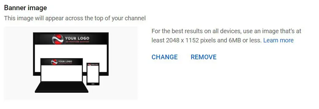 Image de bannière YouTube