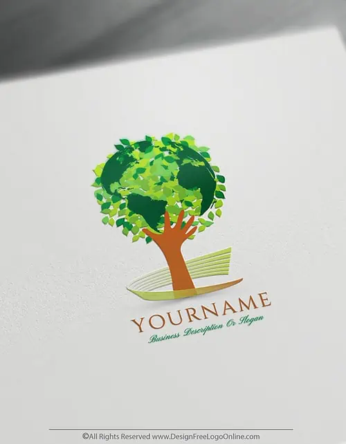 Build a Brand With Our Free Globe Tree Logo Design Templates