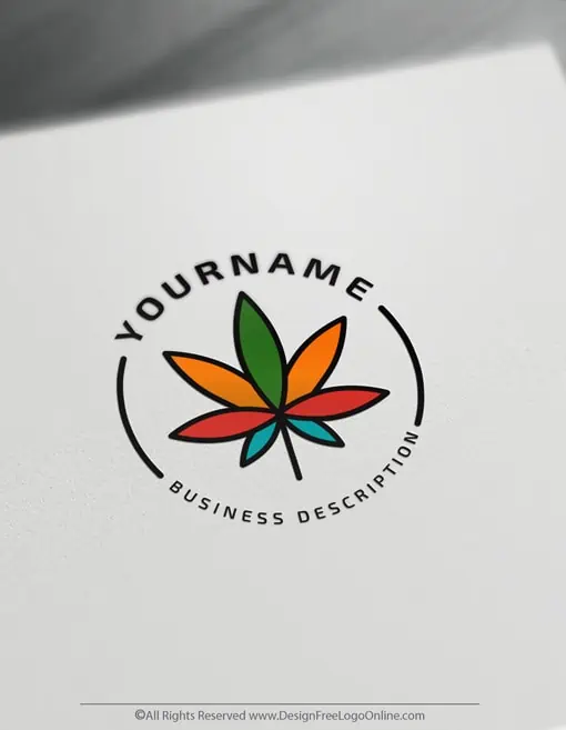 Minimalist Weed Logo