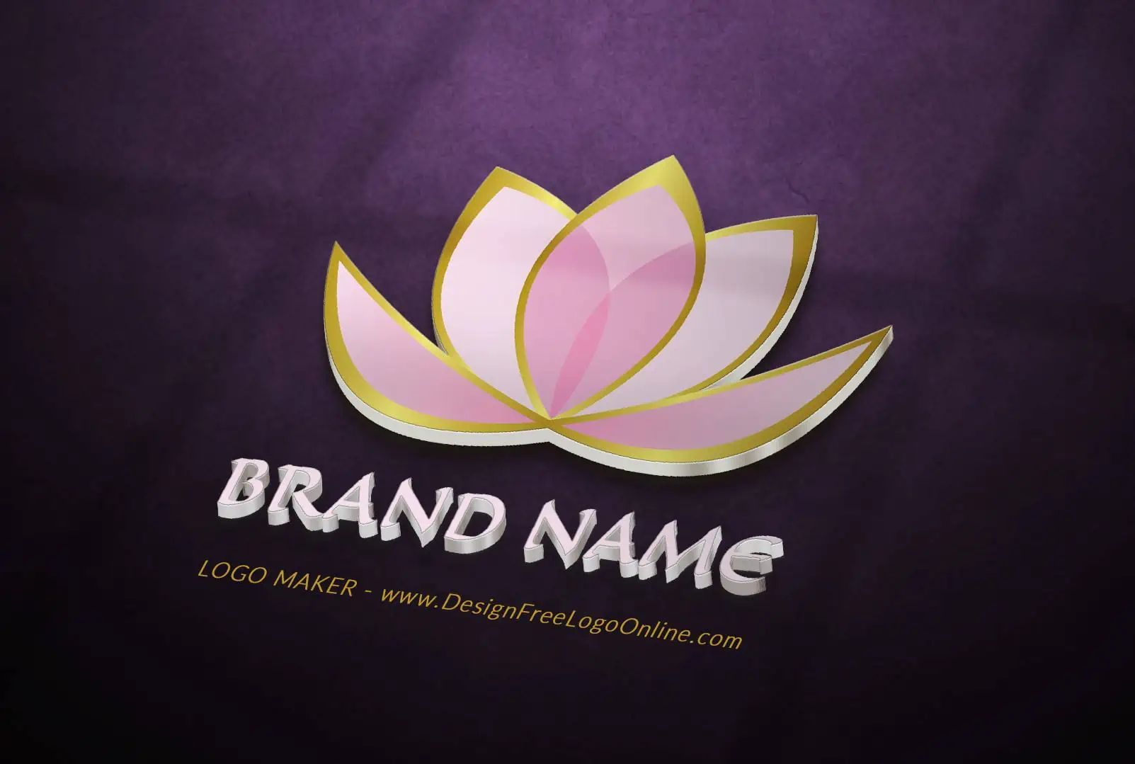 Lotus Flower Logo Design Maker