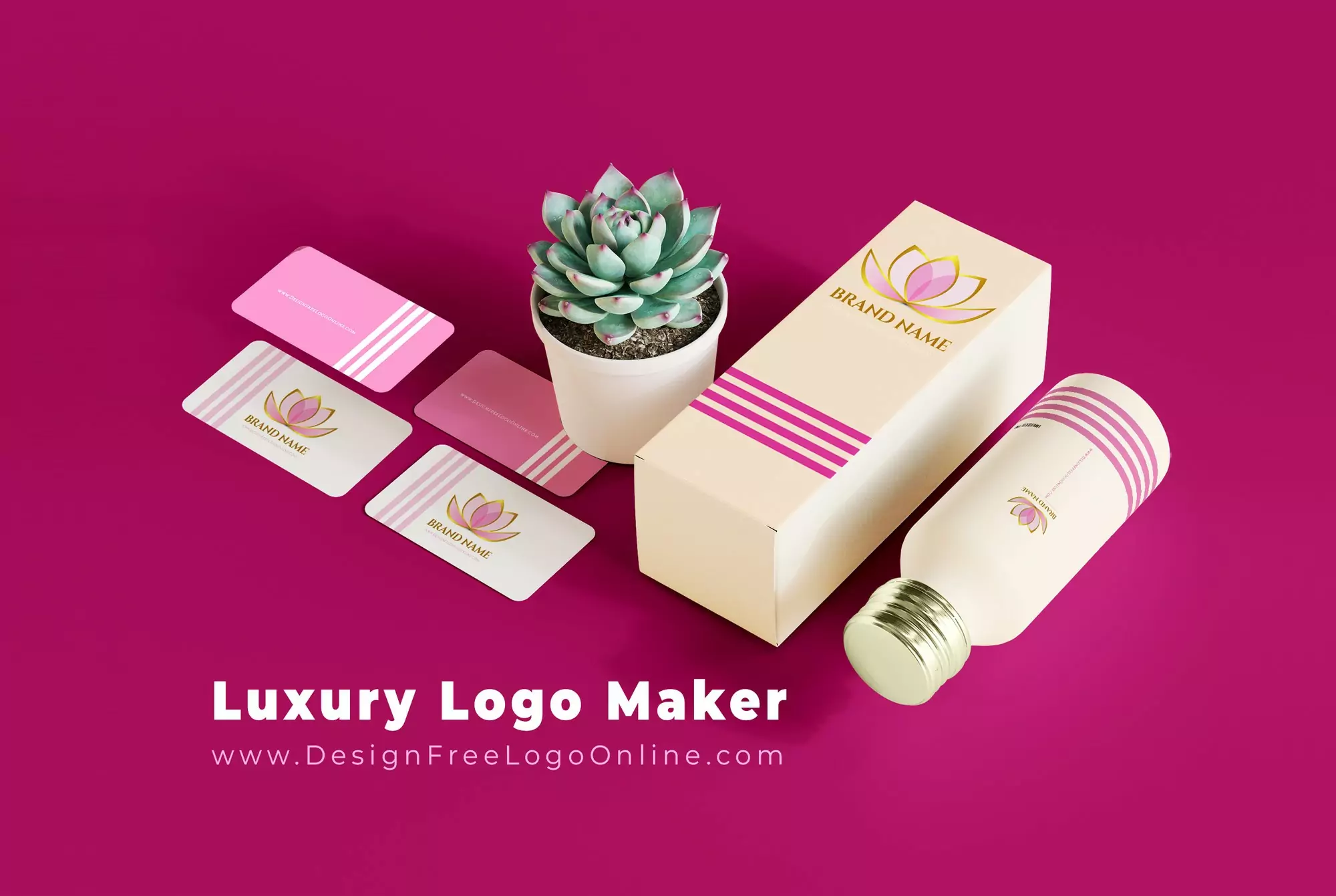 Creador gratuito de logotipos de lujo