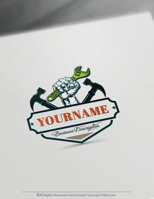 Vintage DIY Handyman Logo Maker Vintage DIY Handyman Logo Maker