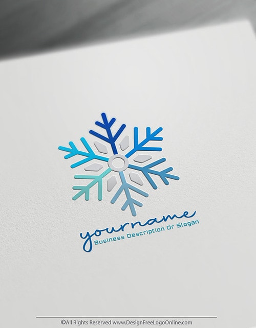 Create A Logo Online With The Best Snowflake Logo Maker