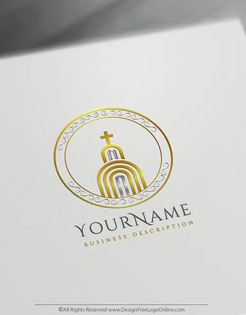 Create a Luxurious Church Logo with Our Free Logo Maker Online