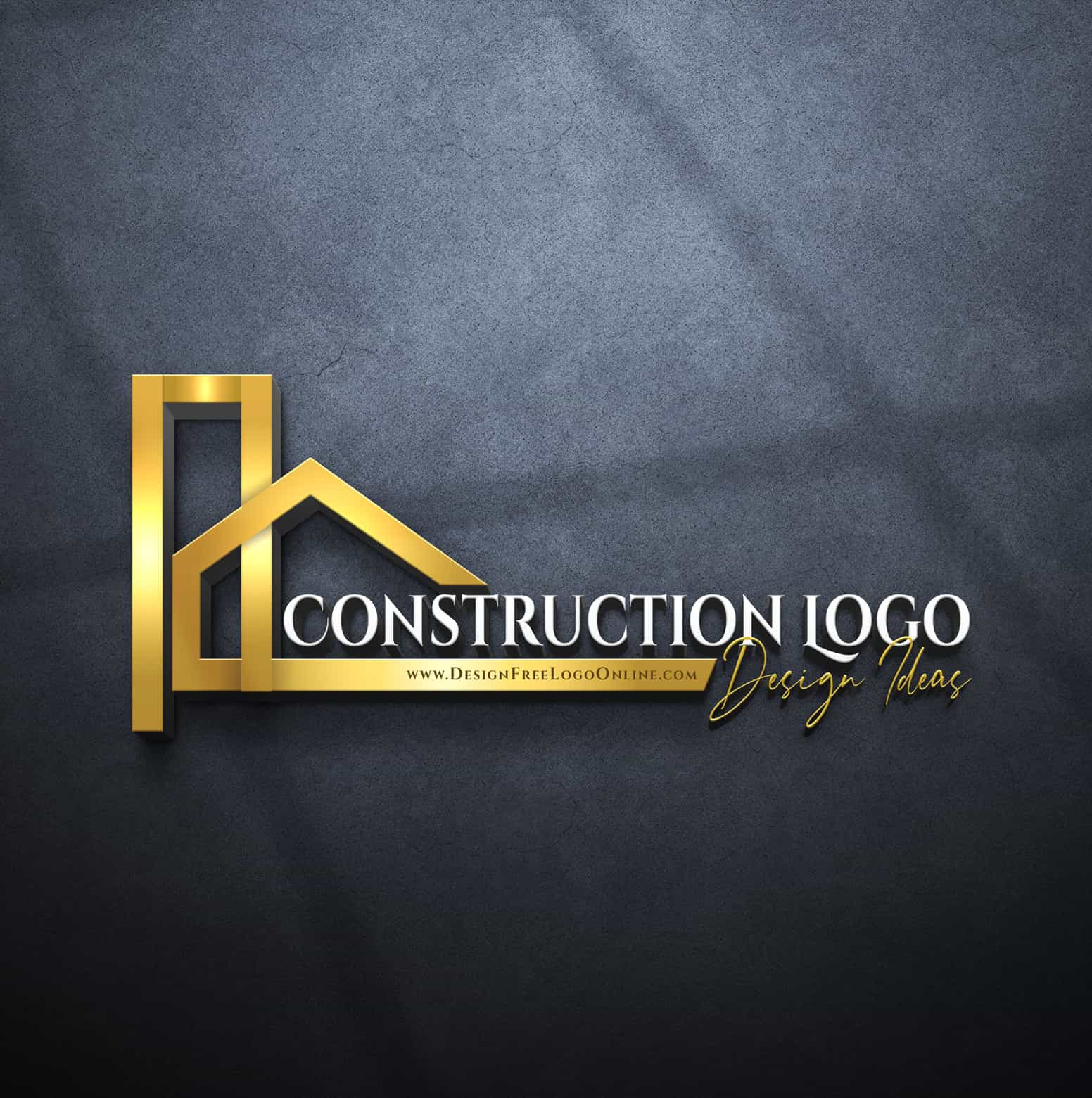 Building and construction logo design Royalty Free Vector