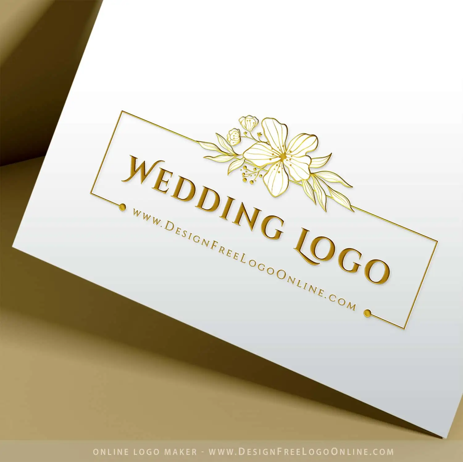 Hochzeit Logo Maker Design