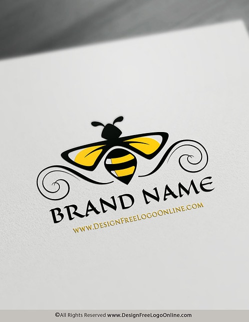 Create A Honey Bee Logo Design