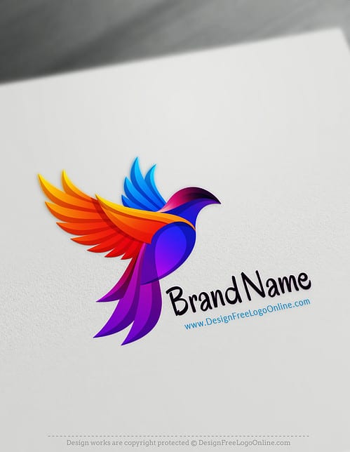 Creative Colorful Bird Logo Design