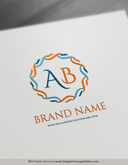Online Monogram Logo Design With Alphabet