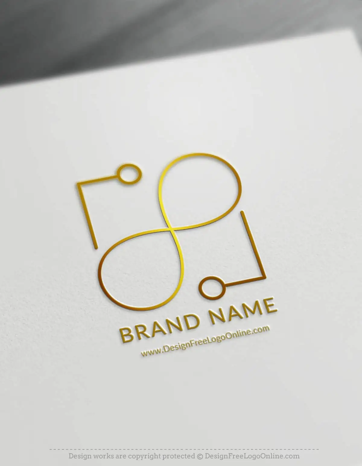 simple minimalist geometric logo