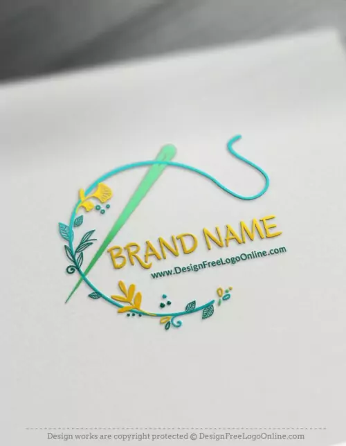 blommig lyx Sy logotyp maker