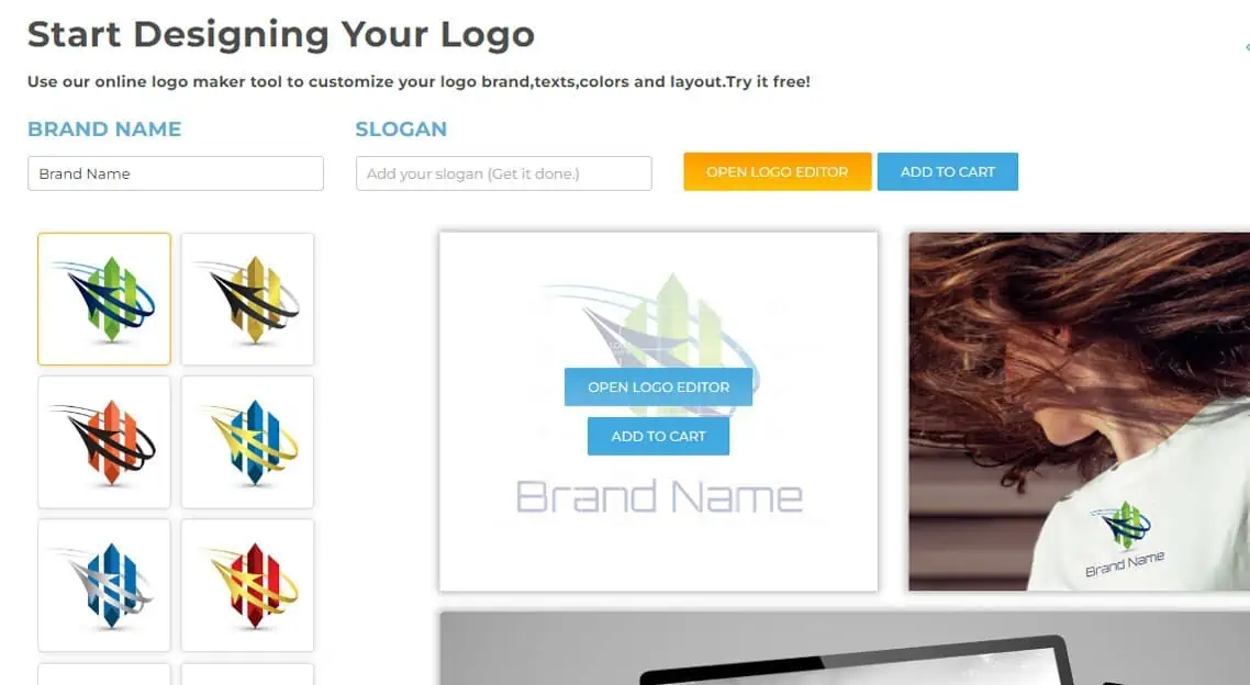 AI free logo maker step 3