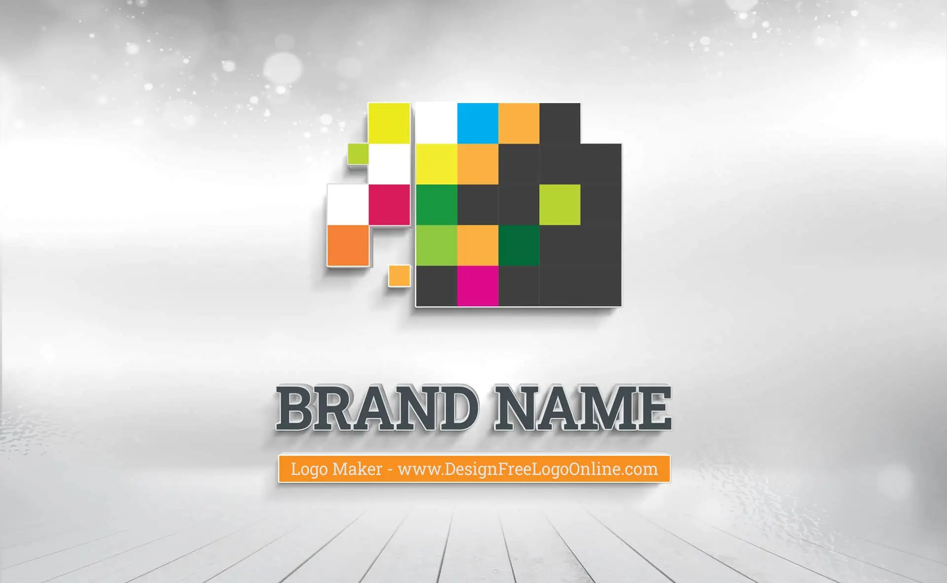 criador de logo digital com cubos