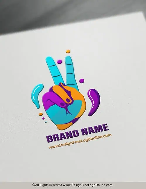 Victory Hand Logo Templates