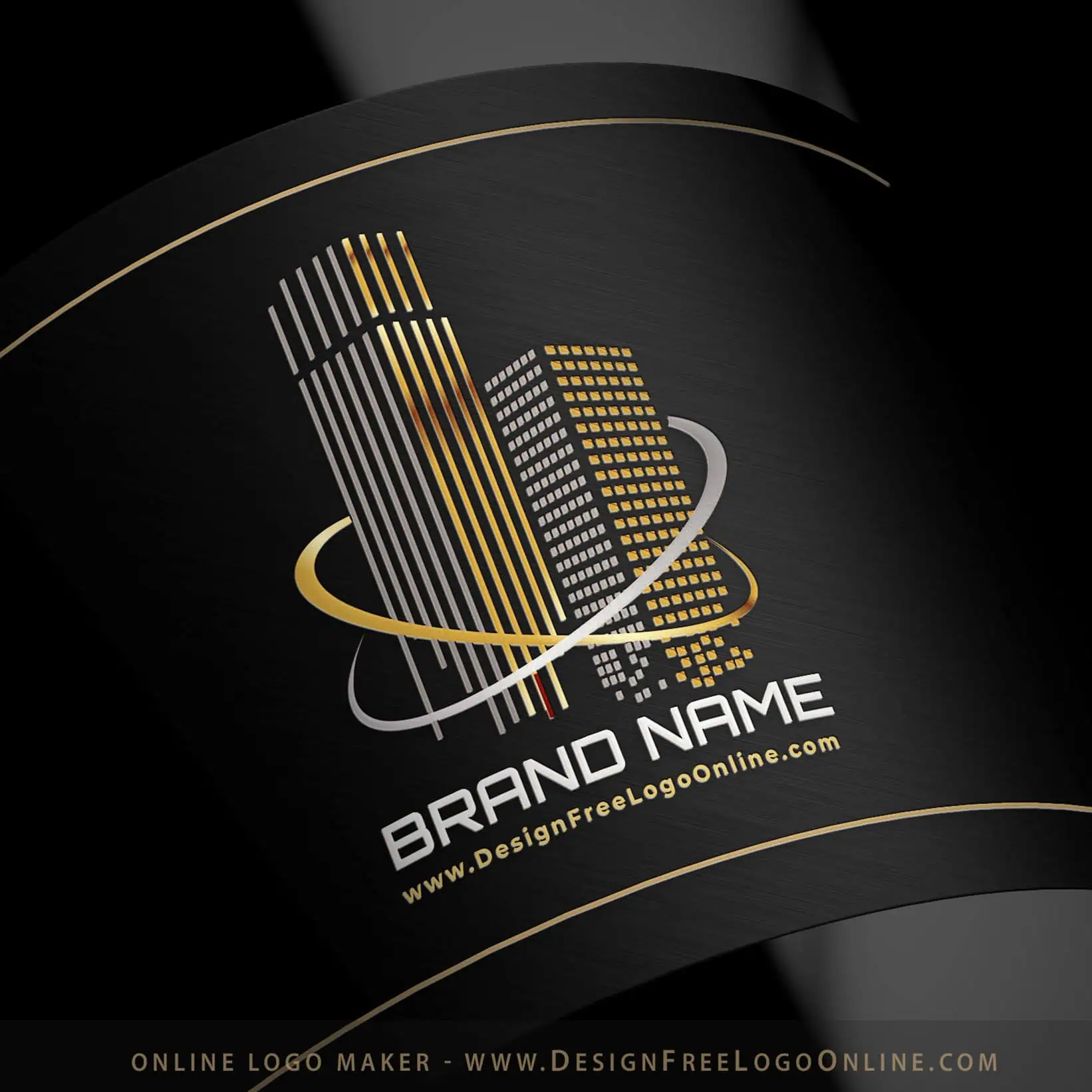 Luxury construction logo maker